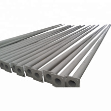 Steel polygonal pole barriers for road safety